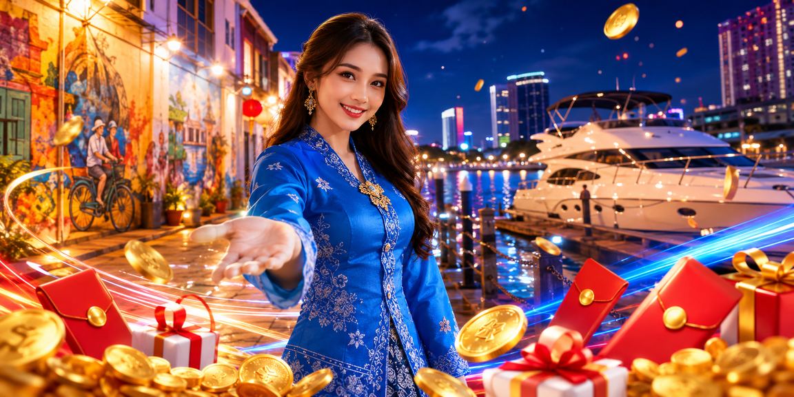 Reka bentuk laman kasino online dengan promosi di tengah bandar Penang